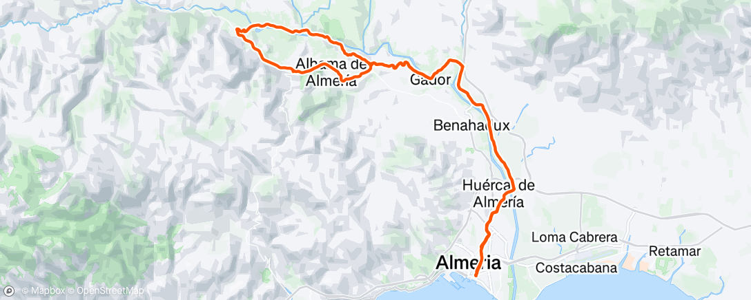 Map of the activity, Sortie vélo le matin
