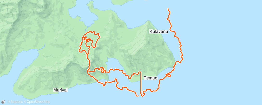 Map of the activity, Zwift