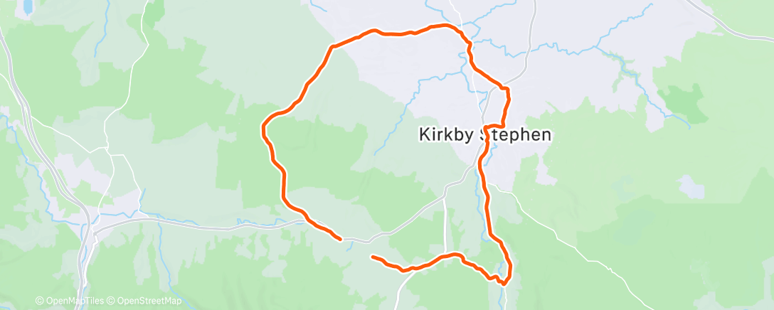 Map of the activity, Afternoon Ride