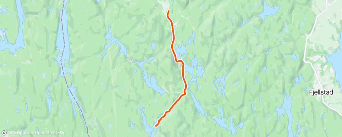 「Tilbake fra Skålsjøen」活動的地圖