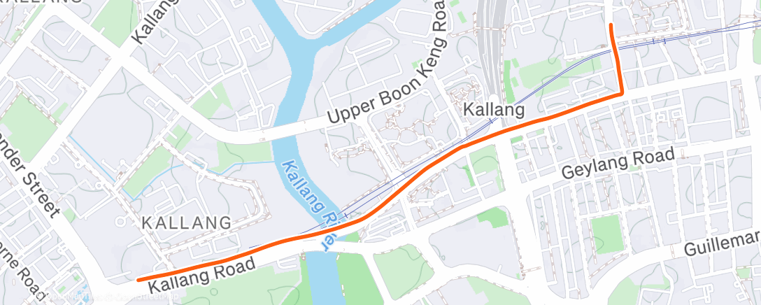 Map of the activity, Afternoon Ride