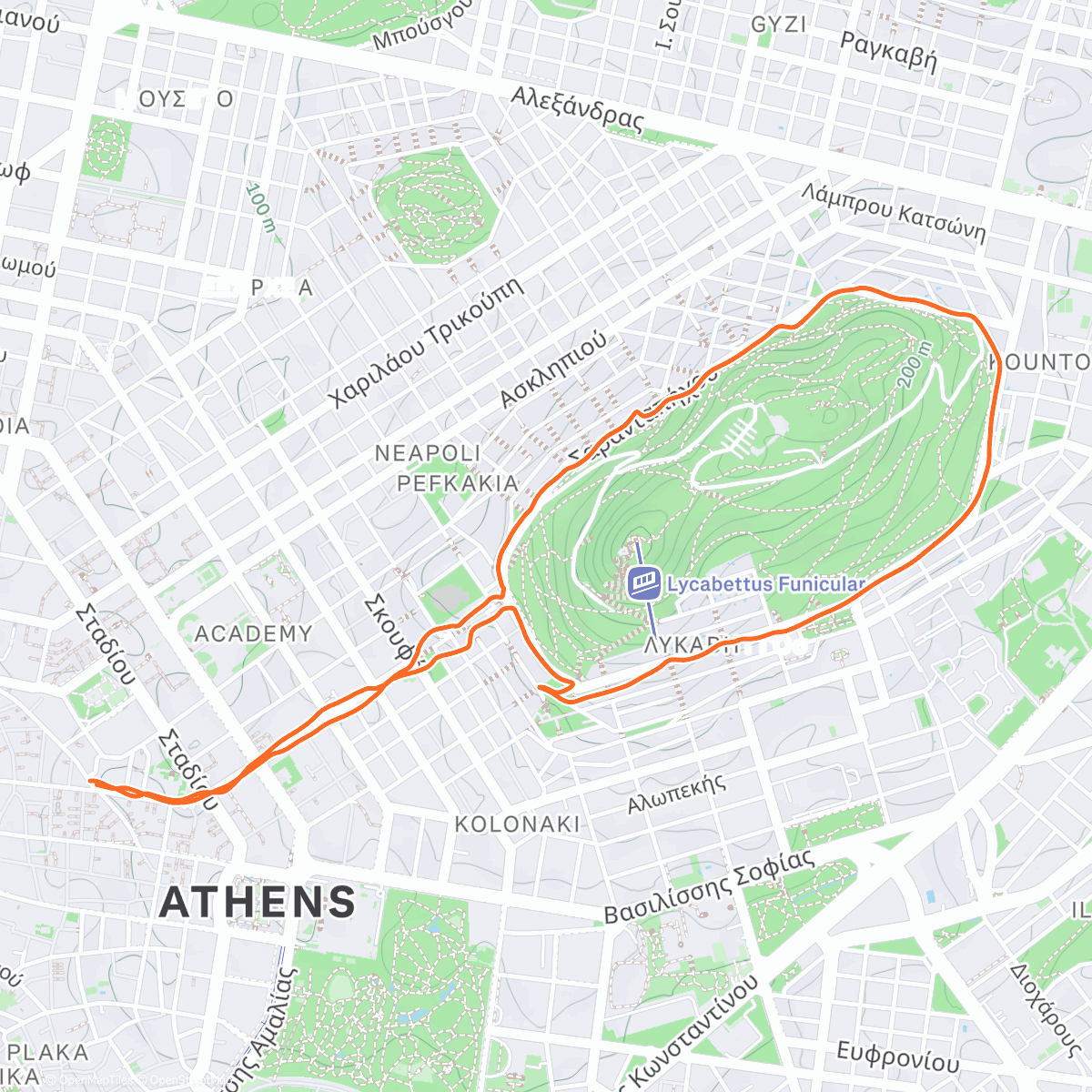 Map of the activity, Shake-out? 🇬🇷