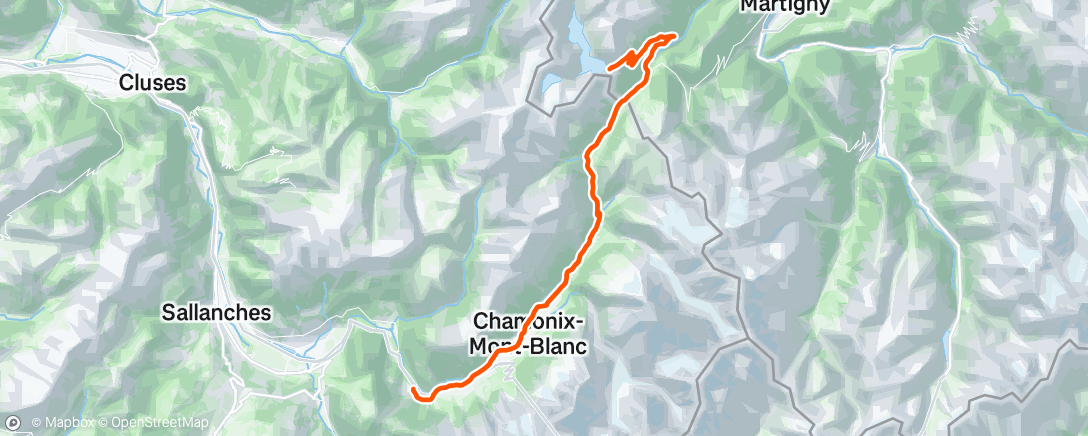 Map of the activity, Morning Ride
