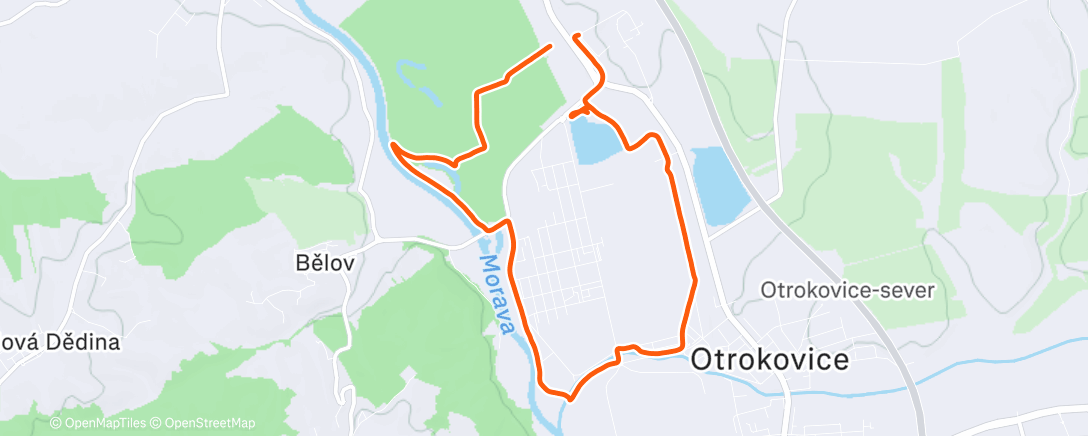 Mapa de la actividad (Morning Trail Run)