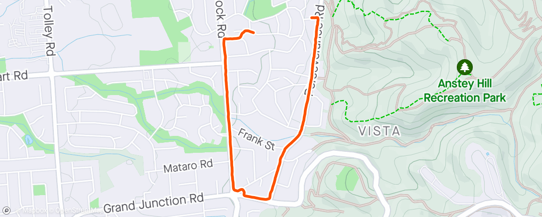 Map of the activity, Neighbourhood stroll with my boys and Mitta pup
