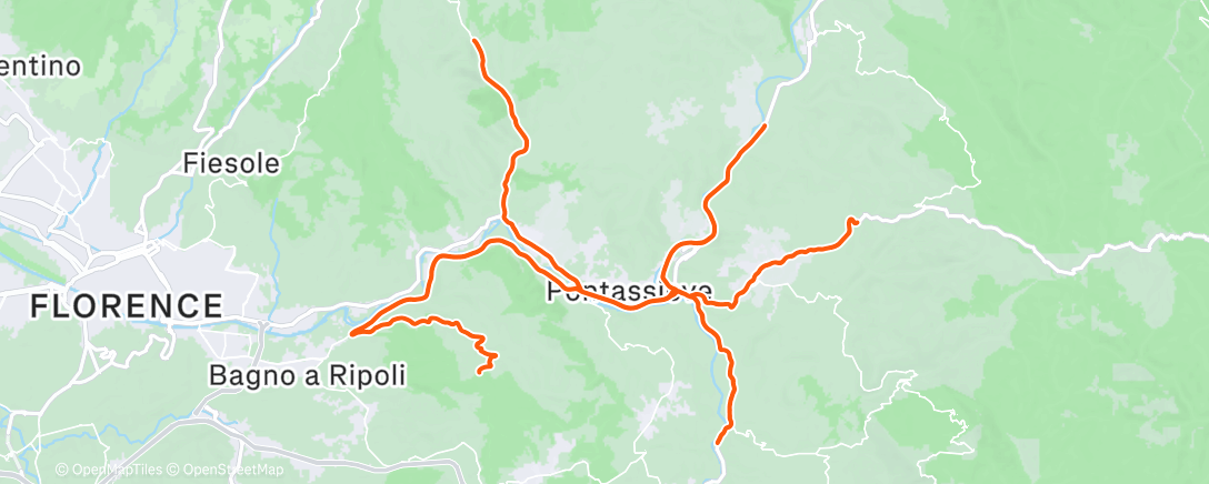 Map of the activity, Morning Ride