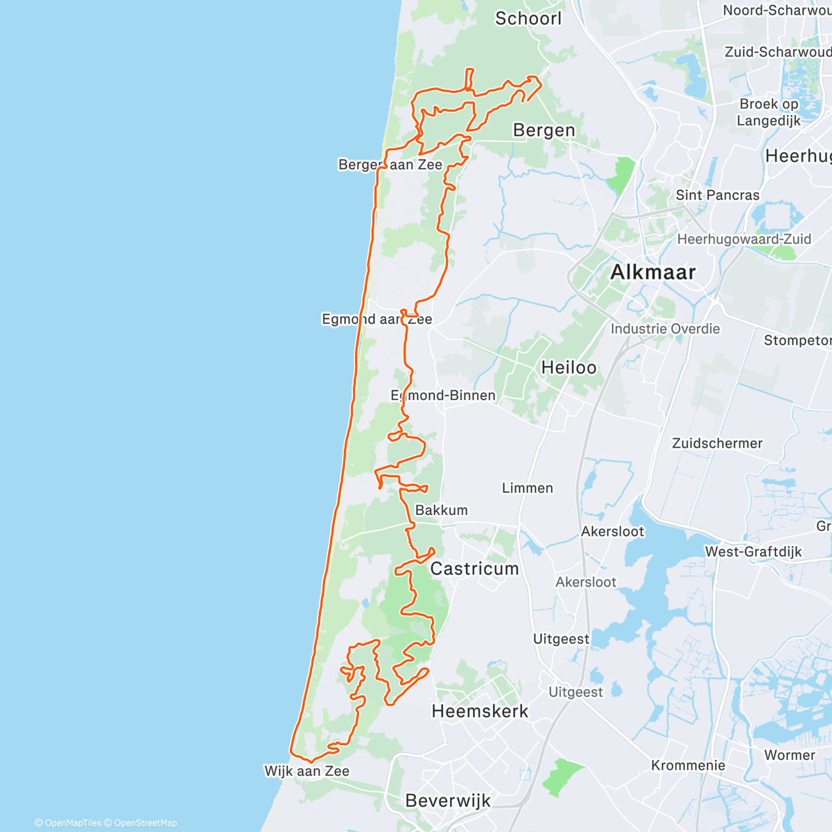 Map of the activity, NH100 social