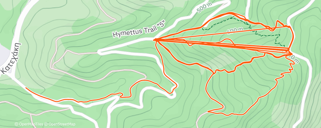 Map of the activity, AMA Thursday