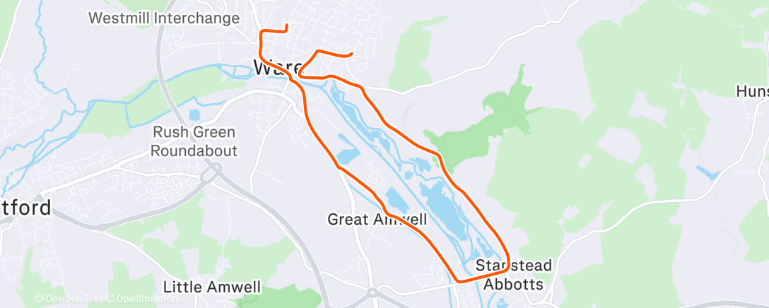 Map of the activity, An actual bike ride 🚲