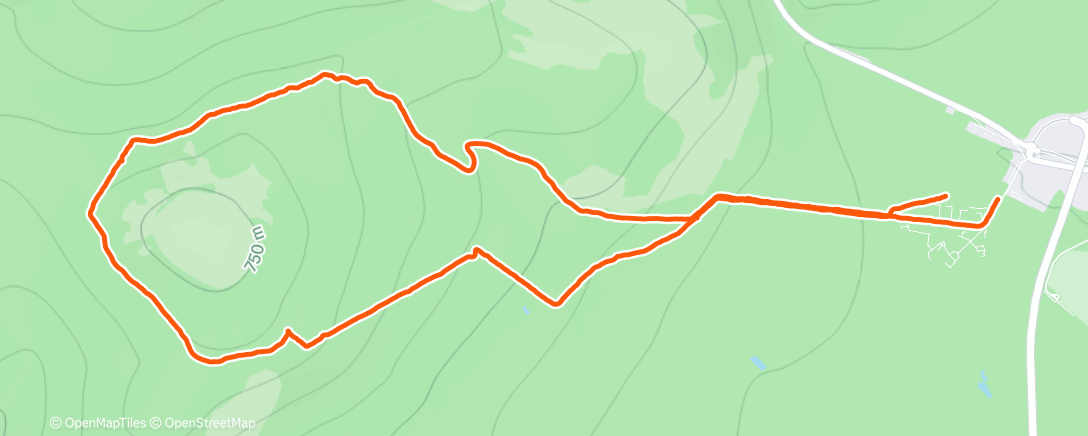 Карта физической активности (Wanderung am Morgen)