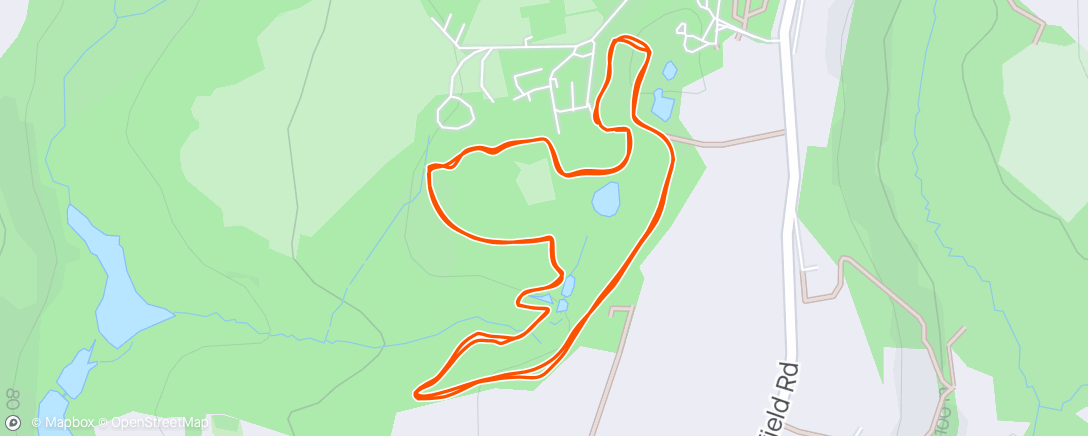 Mapa da atividade, Wakehurst Parkrun