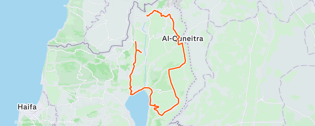 Map of the activity, Morning Ride