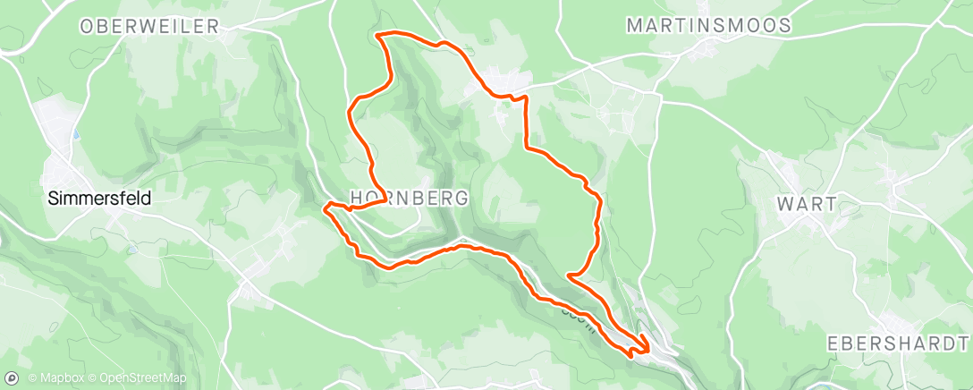Mapa da atividade, Augenblick Runde Hornberg