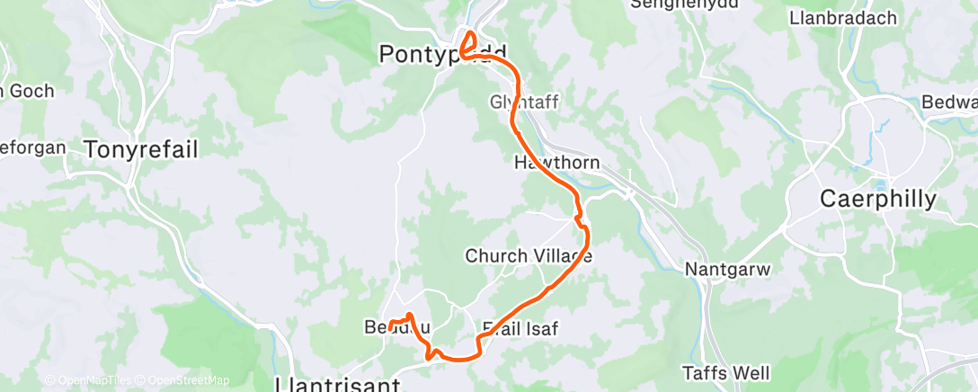 Карта физической активности (Morning Run)