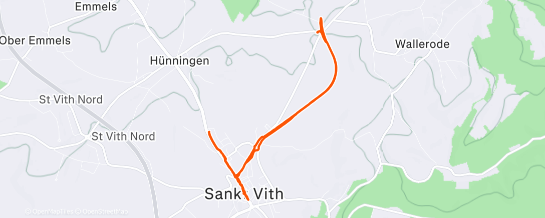 Map of the activity, Alom mist 🌫️ kleine wandeling gekoppeld aan opdracht