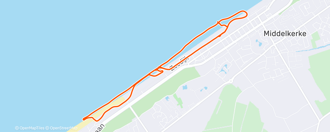 Map of the activity, Ochtendrit op mountainbike