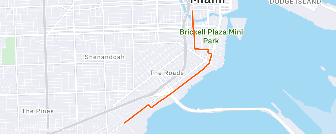 Map of the activity, Santa’s warmup #dontstop