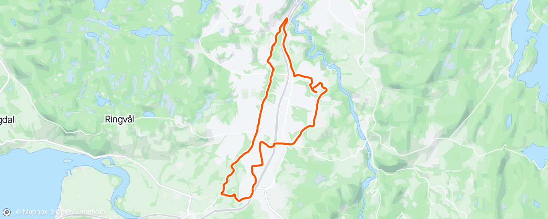Mapa da atividade, Sunday long run