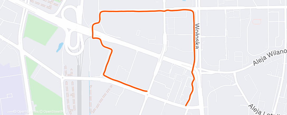 Map of the activity, Afternoon Walk