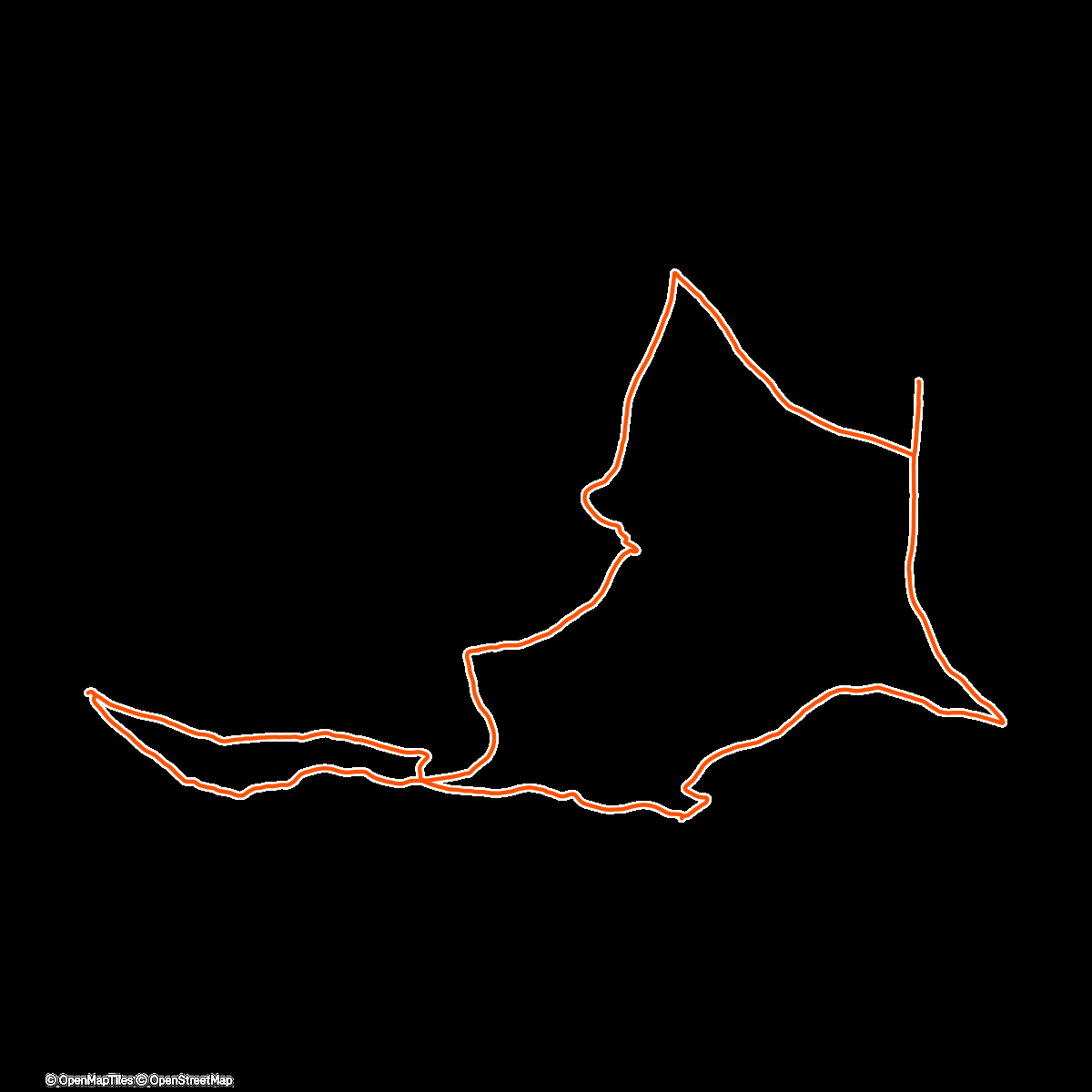 Map of the activity, Krkonoše 🥶