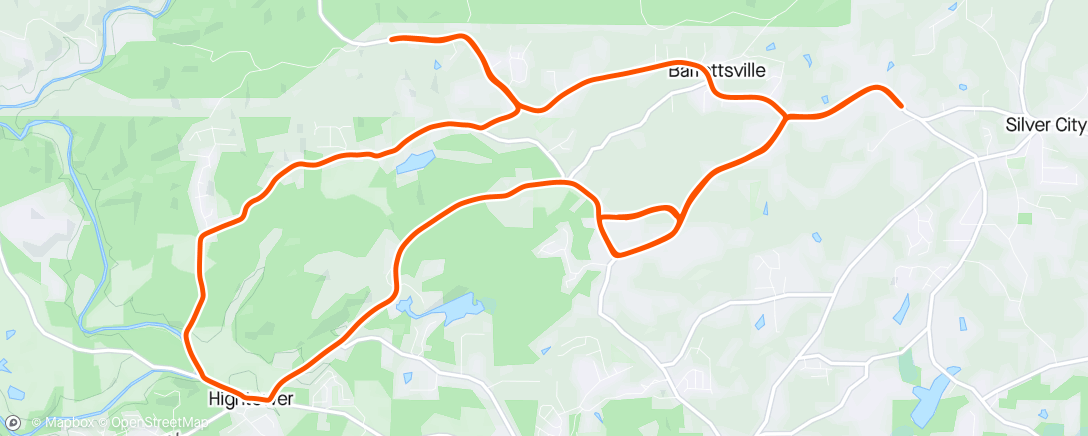 Map of the activity, Little spin around Dawson Co on an amazing spring day.