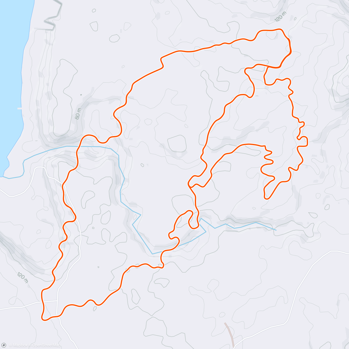 Map of the activity, Zwift - Mishmash in Makuri Islands