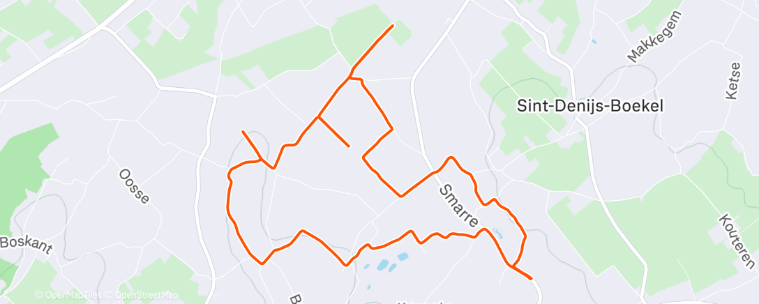 Map of the activity, 🏃🏽‍♂️