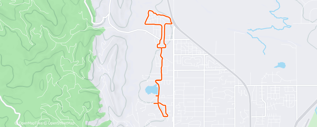 Карта физической активности (Morning Run)