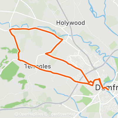 Dumfries TT route 2 | 16.7 km Cycling Route on Strava