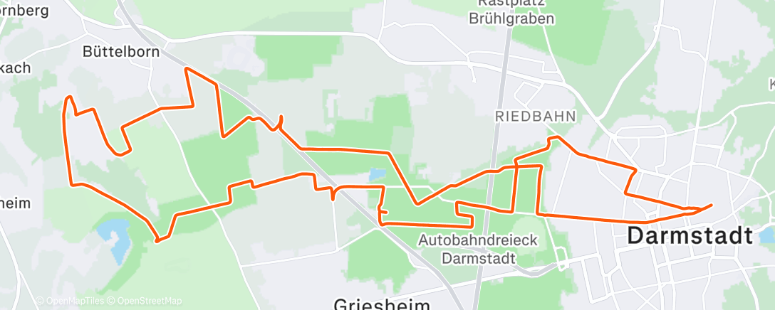 Map of the activity, Ackern