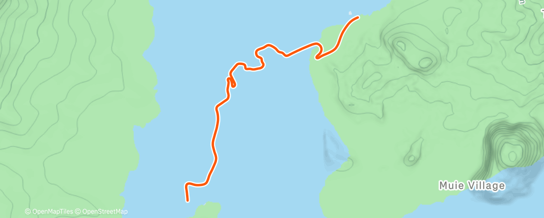 Map of the activity, Zwift - Beach Island Loop in Watopia
