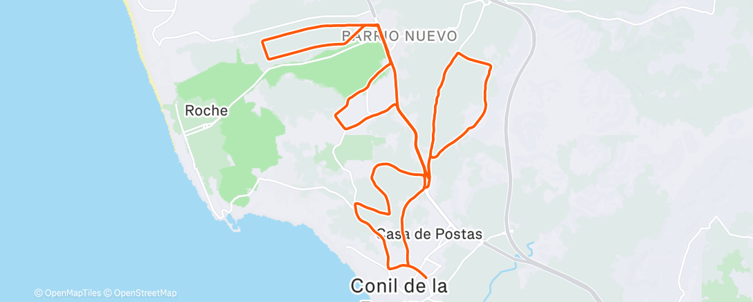 Map of the activity, VO2 Max