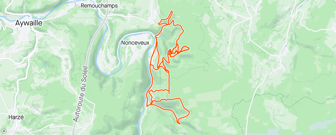Map of the activity, Remouchamps