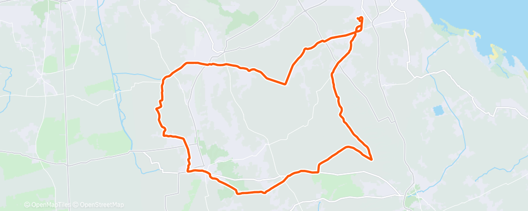 Map of the activity, Steady Foundation Ride: 3h