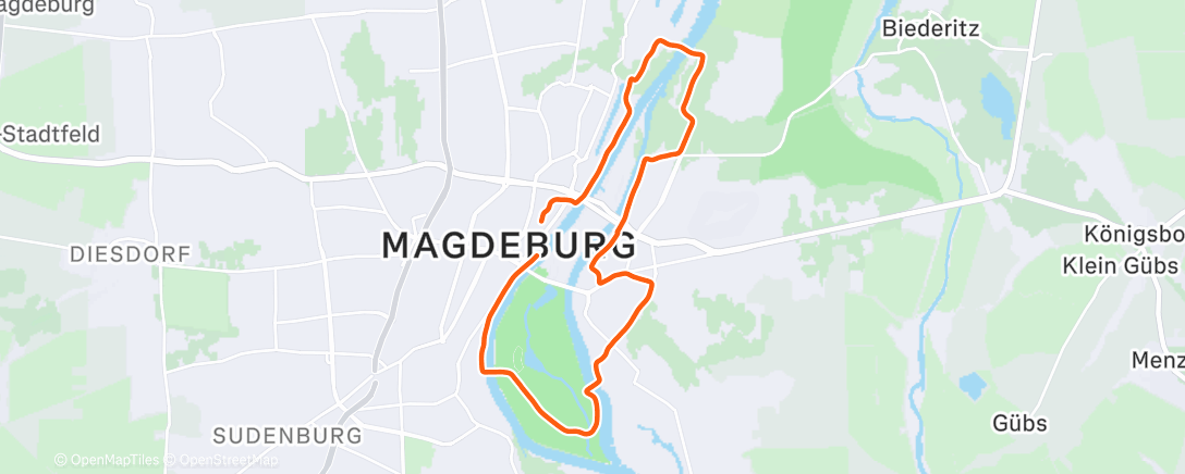 Map of the activity, Cruisen ⛷️