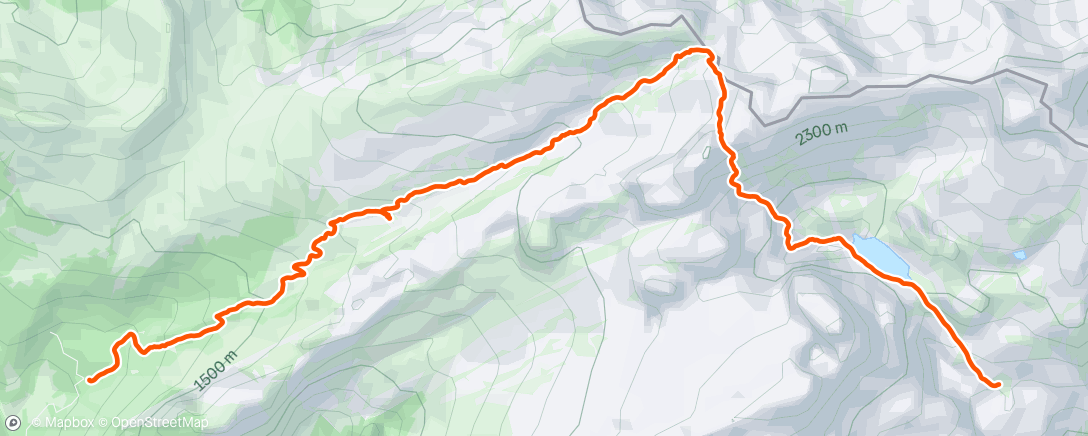 Map of the activity, Randonnée le matin