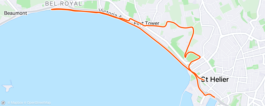 Map of the activity, Chucked in a hill for kicks