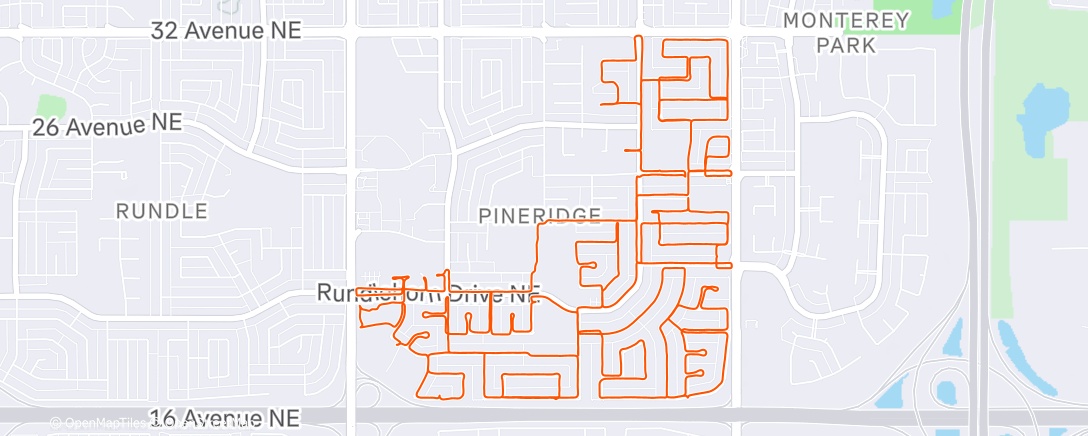 Map of the activity, PineFridge - Full Santa Day 24
