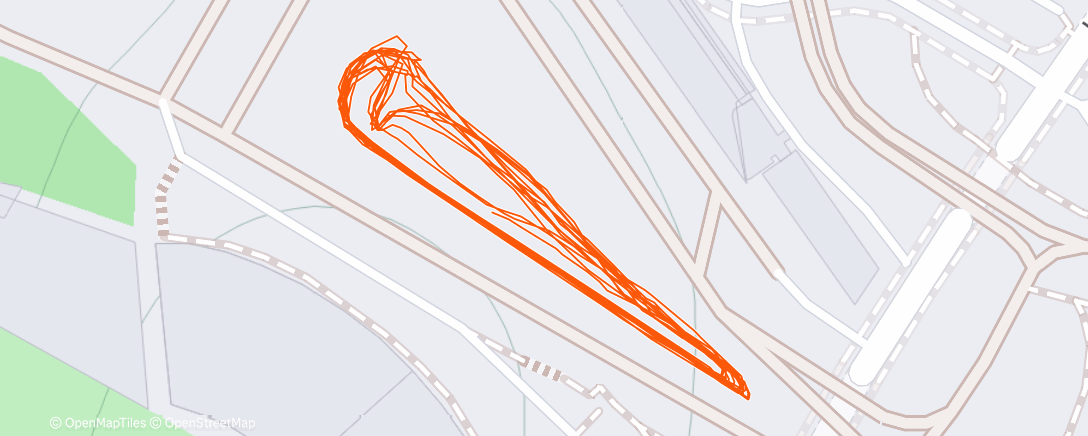 Map of the activity, Glide MF2