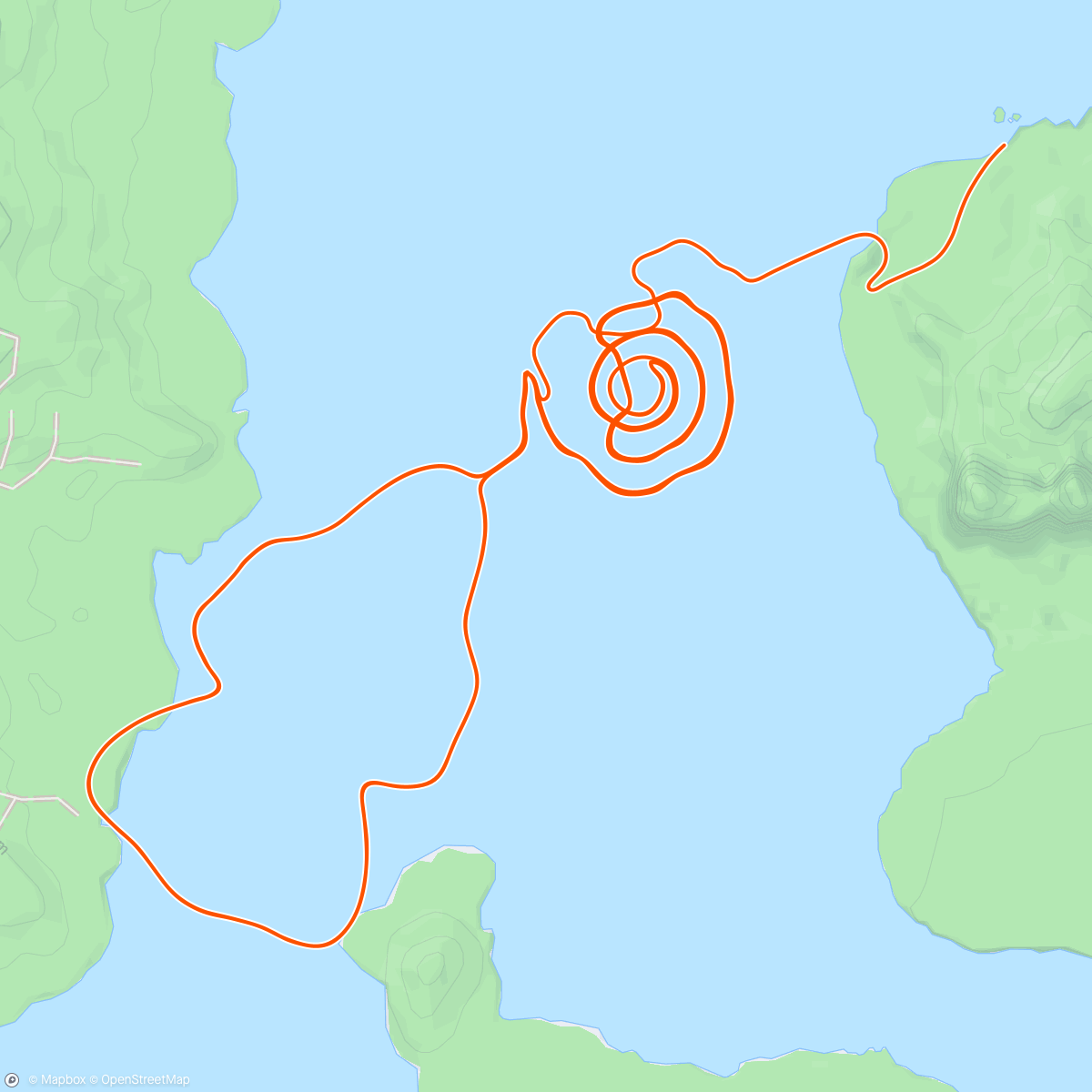 Map of the activity, Zwift - The Gorby in Watopia