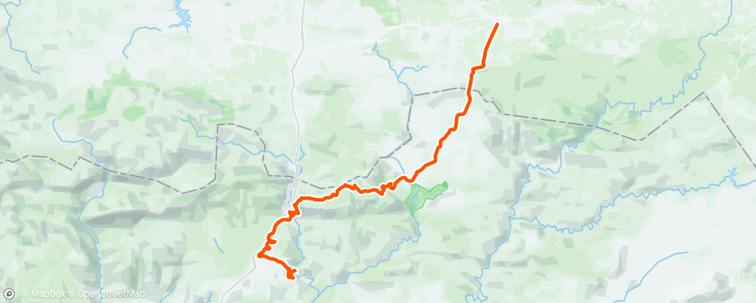 Map of the activity, Bicicleta por la mañana