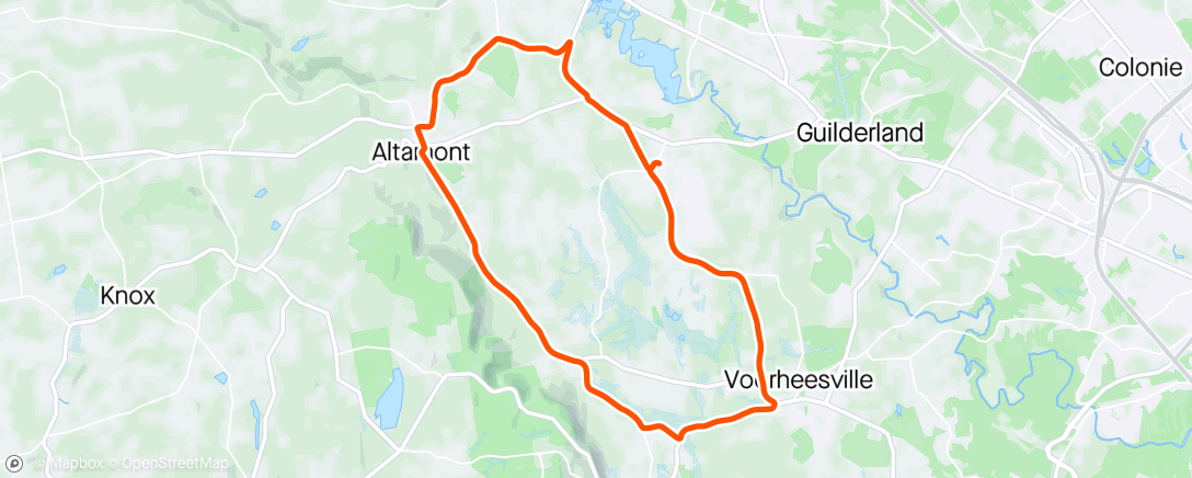 Map of the activity, YARR - yet another rainy ride
