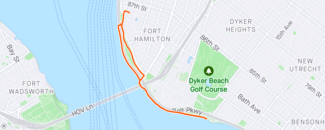 Map of the activity, 6’42 last mile. Trying to get legs used to marathon pace before November 🤭
