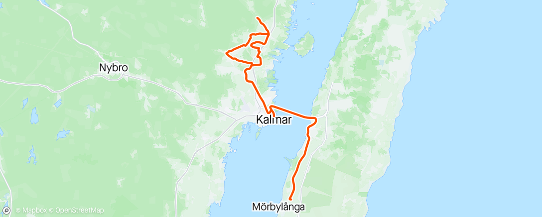 Map of the activity, ROUVY - Route Kalmar Part2