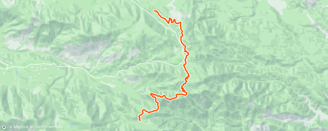 Map of the activity, PCT day 13 (part 1)