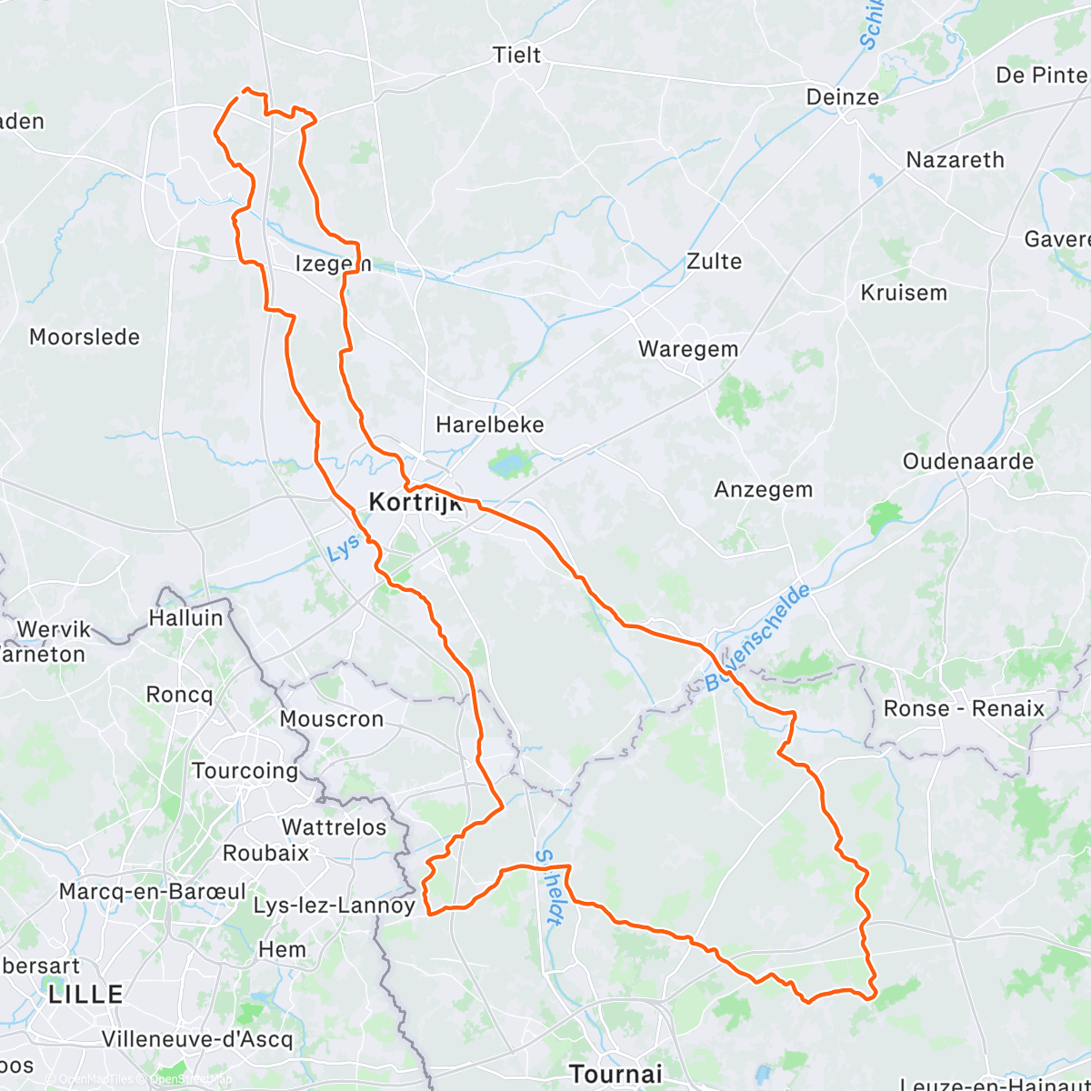 Map of the activity, 05/12/2025 Slip and slide.