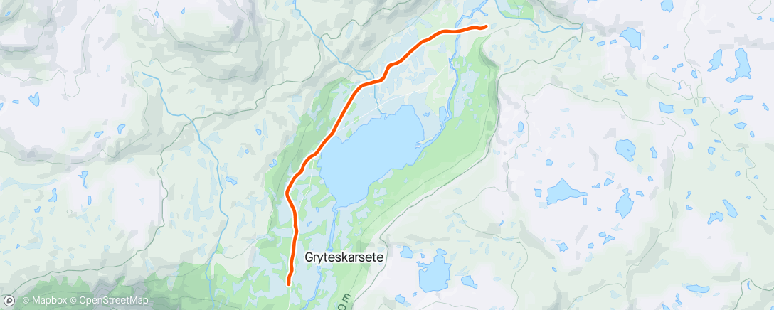 Map of the activity, Isdalen