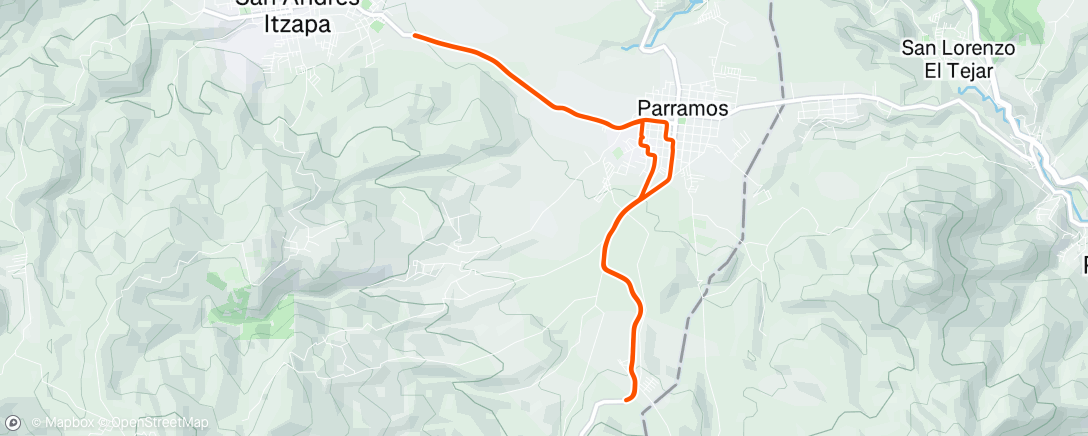 Map of the activity, Morning Ride