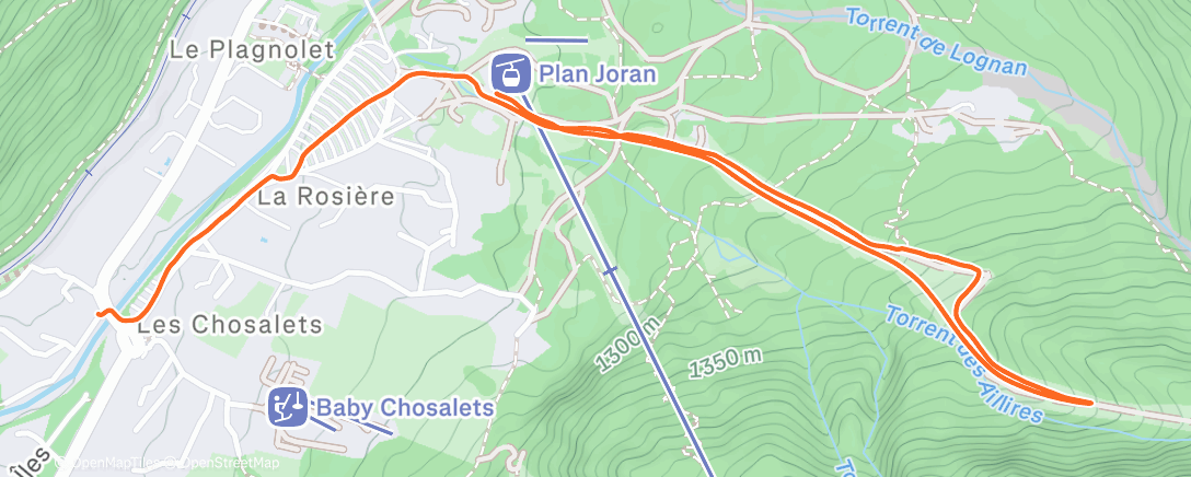 Mappa dell'attività Morning Nordic Ski