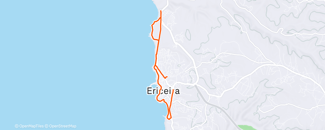 Map of the activity, Morning Trail Run